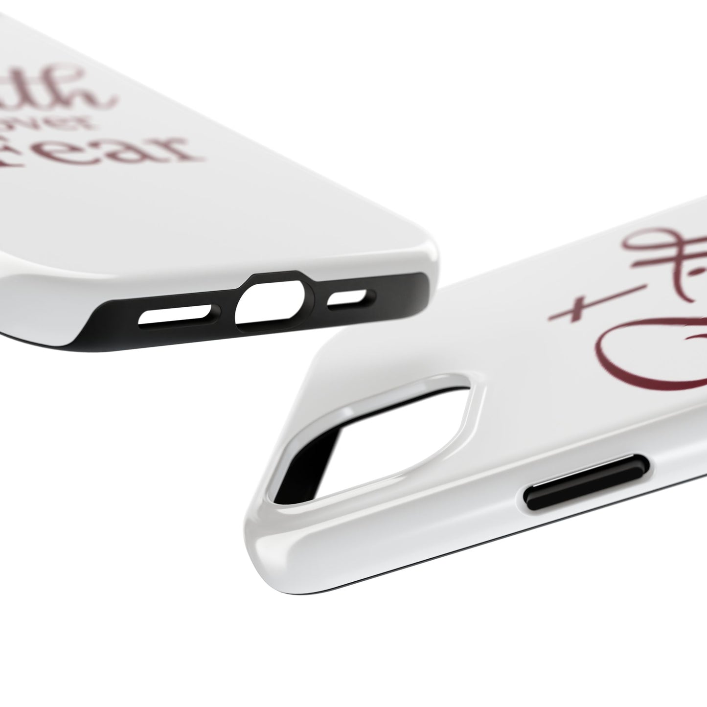 Faith Over Fear Tough Phone Case — Christian Inspirational Protective Phone Cover