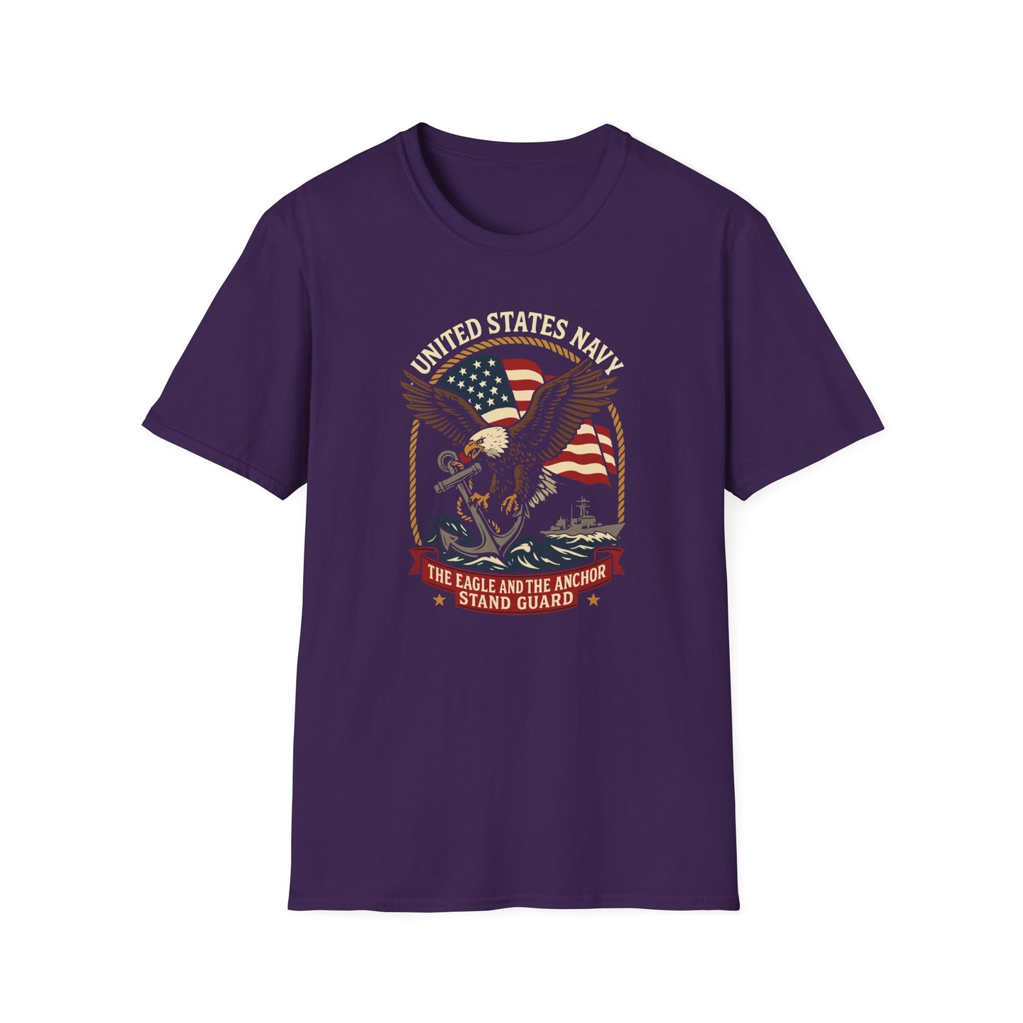 United States Navy The Eagle and the Anchor Stand Guard T-Shirt