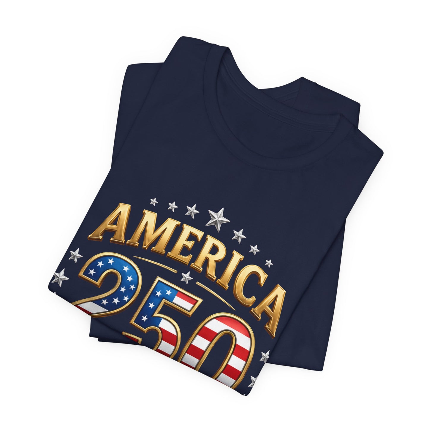 America 250 T-Shirt — Built by Generations 1776–2026 Patriotic Tee