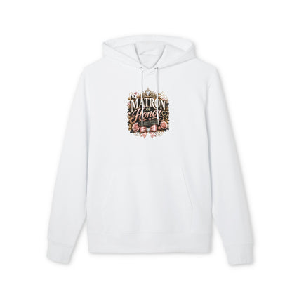 Matron of Honor Floral Hoodie — Bridal Party Pullover