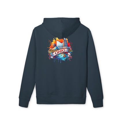Ohio Skyline Hoodie — Colorful State Pride Pullover