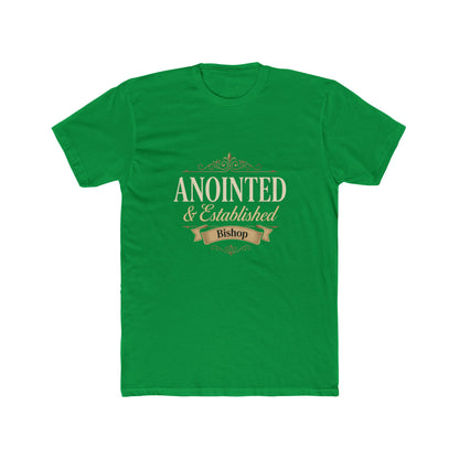 Anointed & Established Bishop T-Shirt — Christian Ministry Tee