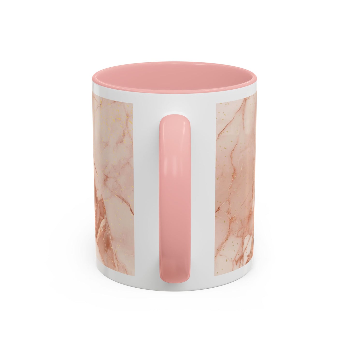 Mom Marble Accent Coffee Mug — Rose Gold & Gold Vein 11/15oz Gift