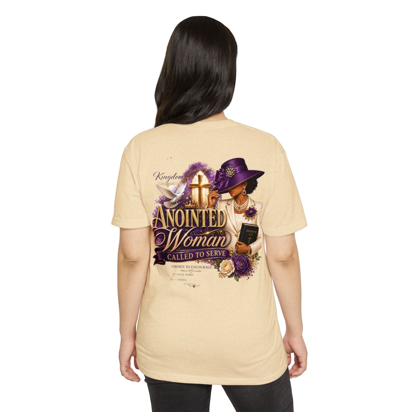 Anointed Woman T-Shirt — "Called to Serve" Christian Faith Tee