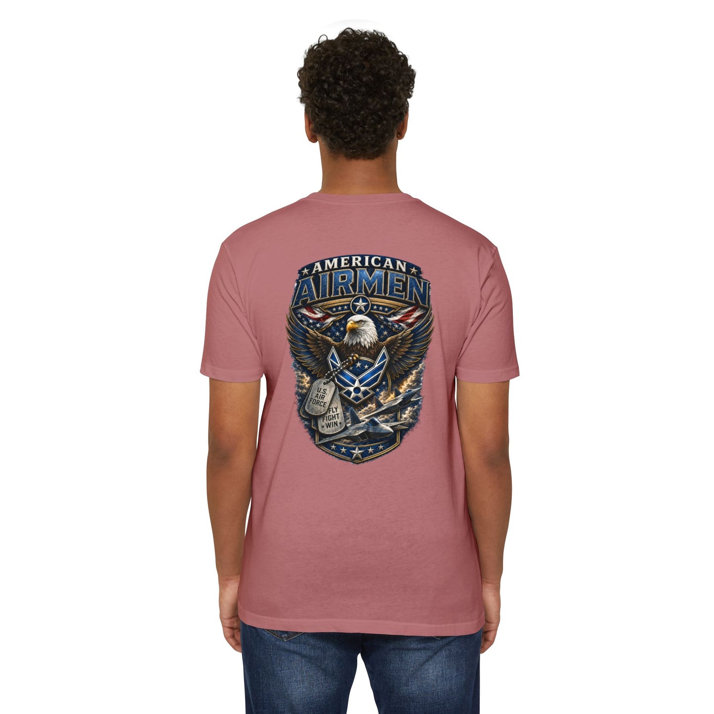 American Airmen Eagle T-Shirt — Patriotic USA Air Force Graphic Tee