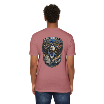 American Airmen Eagle T-Shirt — Patriotic USA Air Force Graphic Tee