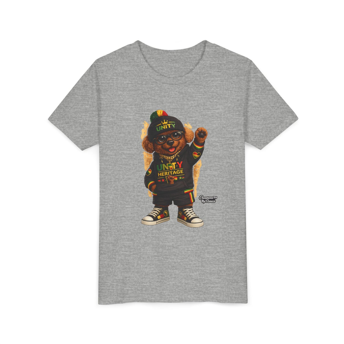 Kids Unity Heritage Tee — Youth Short Sleeve Shirt with 'Unity' Design