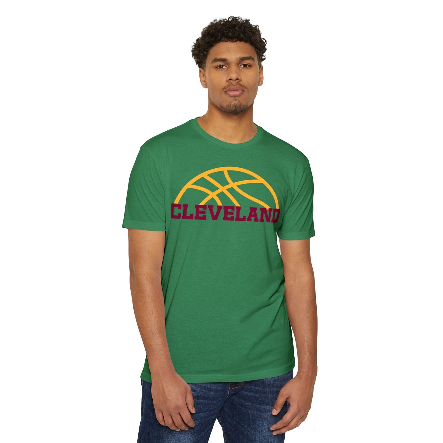 Cleveland  T-Shirt — Retro Hoop Team Tee