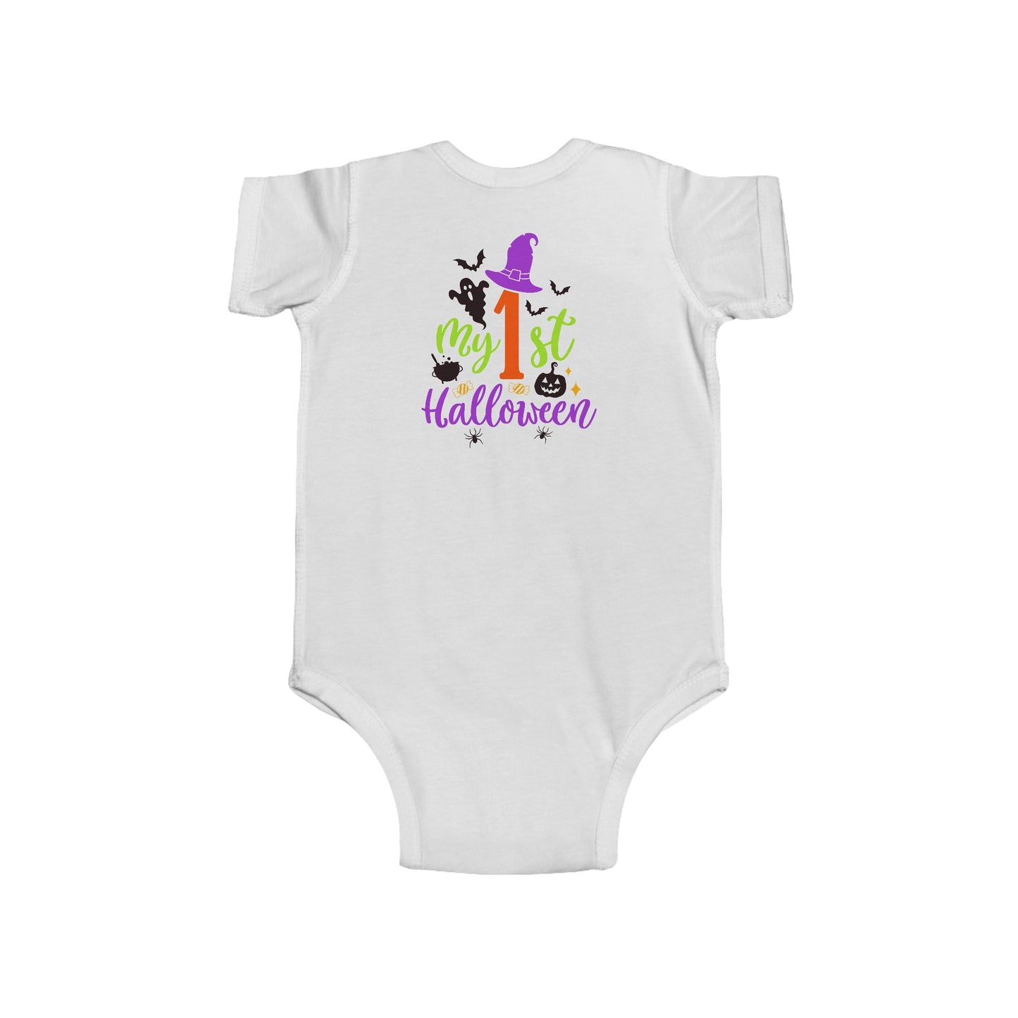 Infant Bodysuit - "My 1st Halloween" Cute Witch Baby Halloween Onesie