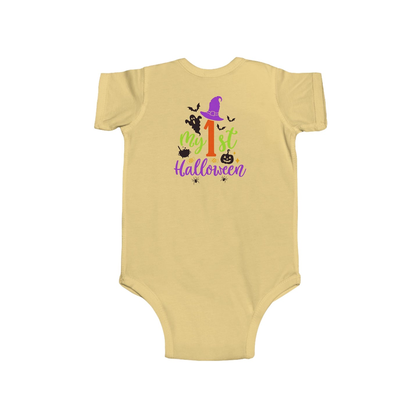 Infant Bodysuit - "My 1st Halloween" Cute Witch Baby Halloween Onesie