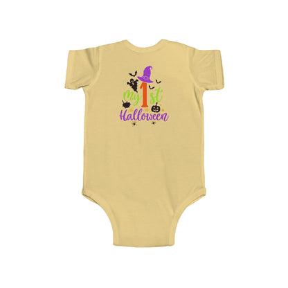 Infant Bodysuit - "My 1st Halloween" Cute Witch Baby Halloween Onesie