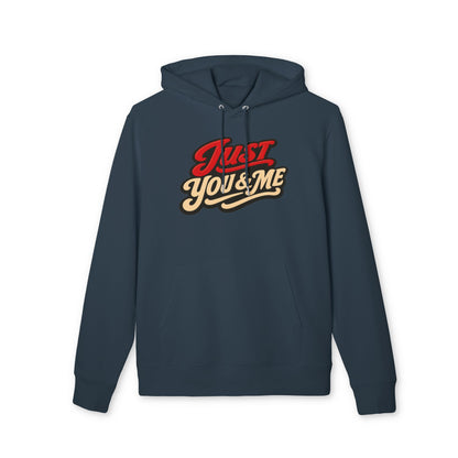 Just You & Me Hoodie — Retro Script Couples Pullover