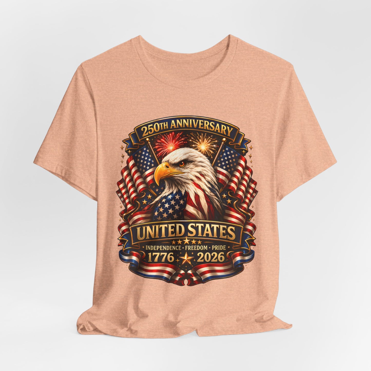 1776–2026 United States 250th Anniversary Eagle T-Shirt