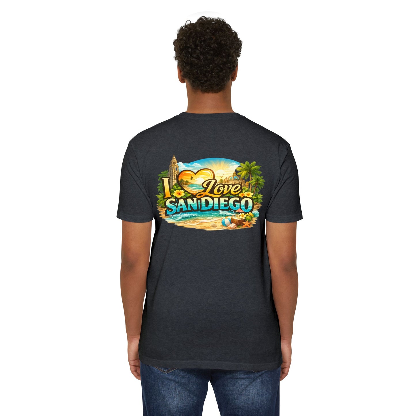 I Love San Diego T-Shirt — Vintage Beach Vacation Tee