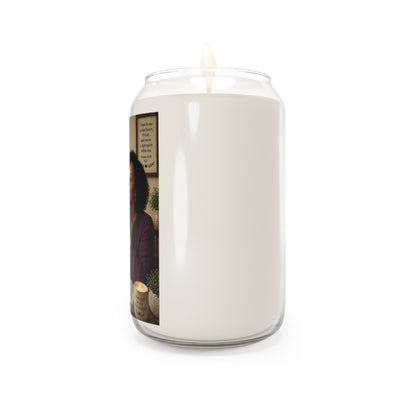 Soy Prayer Candle — “Create in Me a Clean Heart” Inspirational Scented Candle (13.75 oz)
