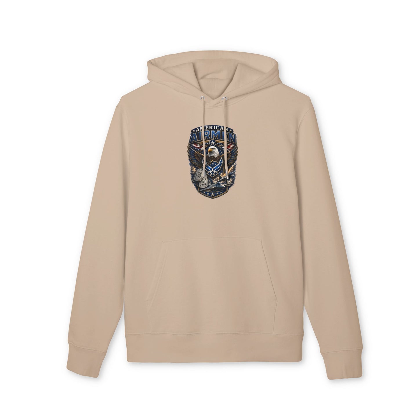 Airmen Eagle Emblem Hoodie – Military Pilot Aviation Graphic Sweatshirt