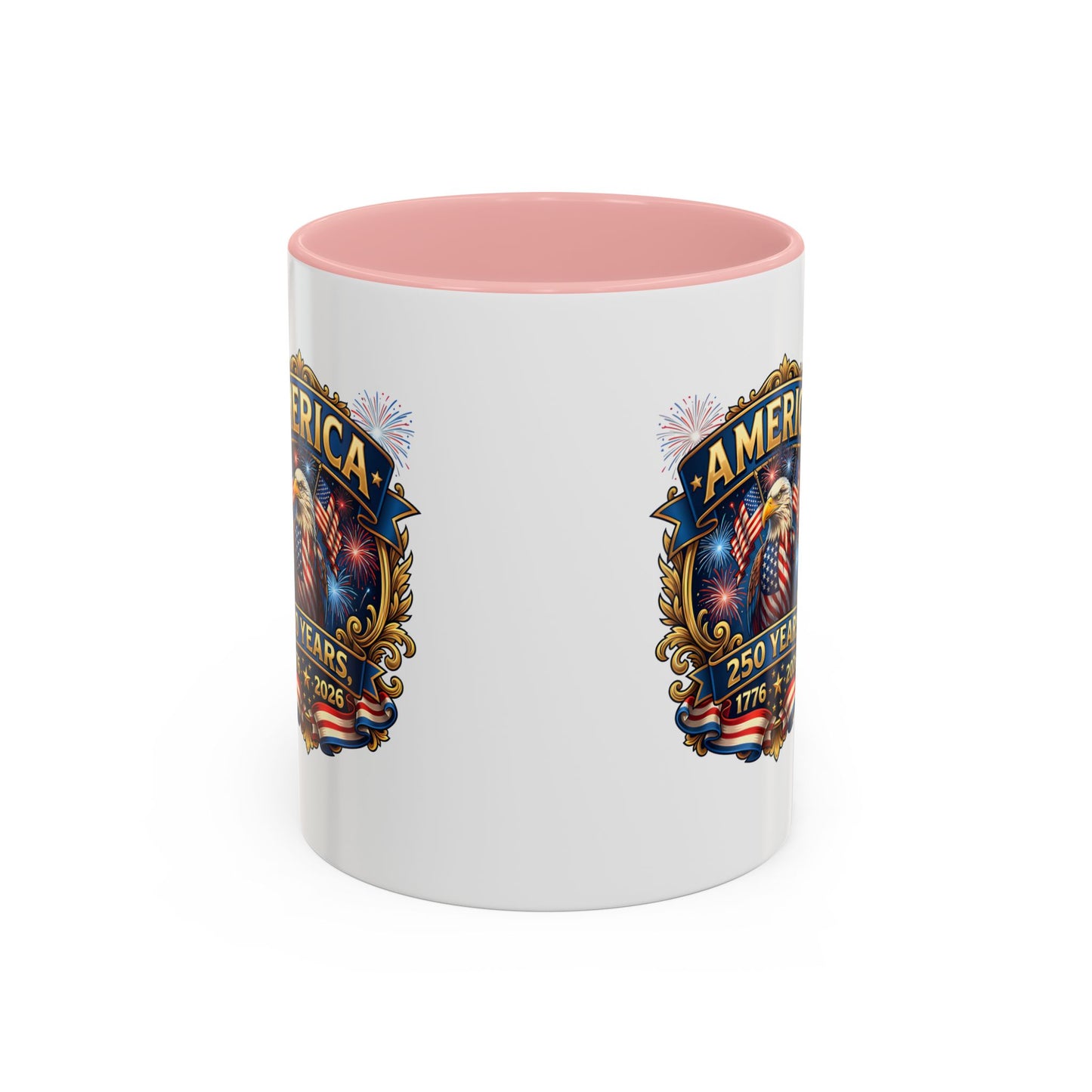 250th America Eagle Coffee Mug — Patriotic 1776–2026 Anniversary Accent Mug