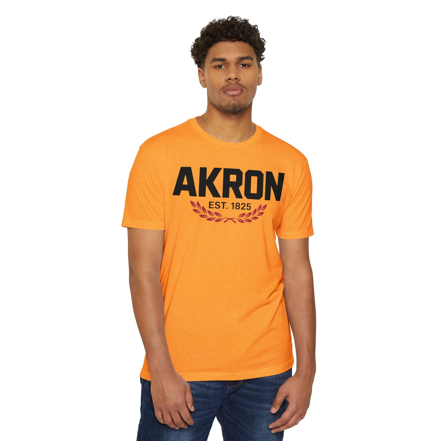 Akron EST. 1825 Retro City T-Shirt — Vintage Collegiate Tee