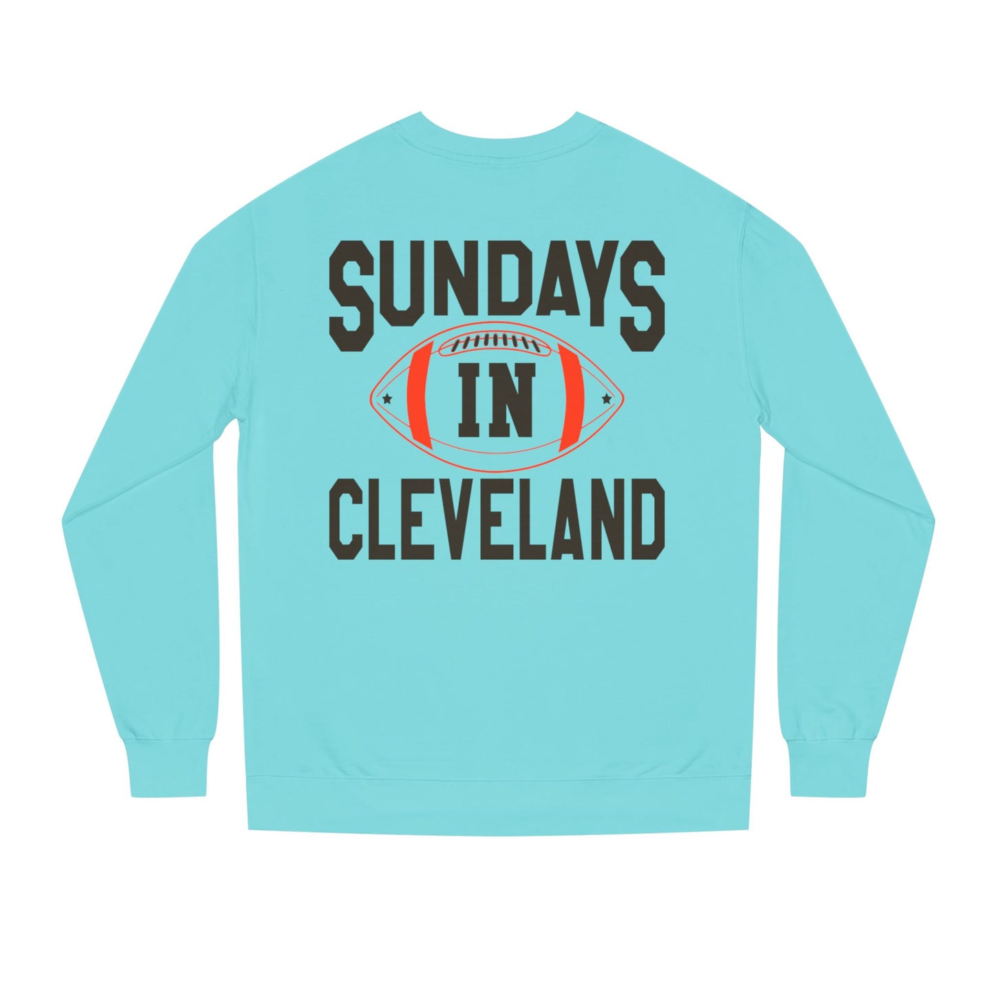 Sundays in Cleveland Football Sweatshirt