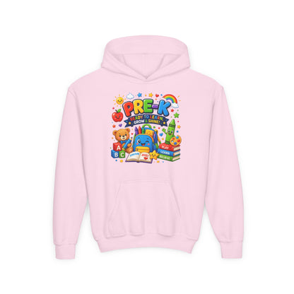 Pre-K Ready to Learn Youth Hoodie – Cute Back-to-School Preschool Sweatshirt