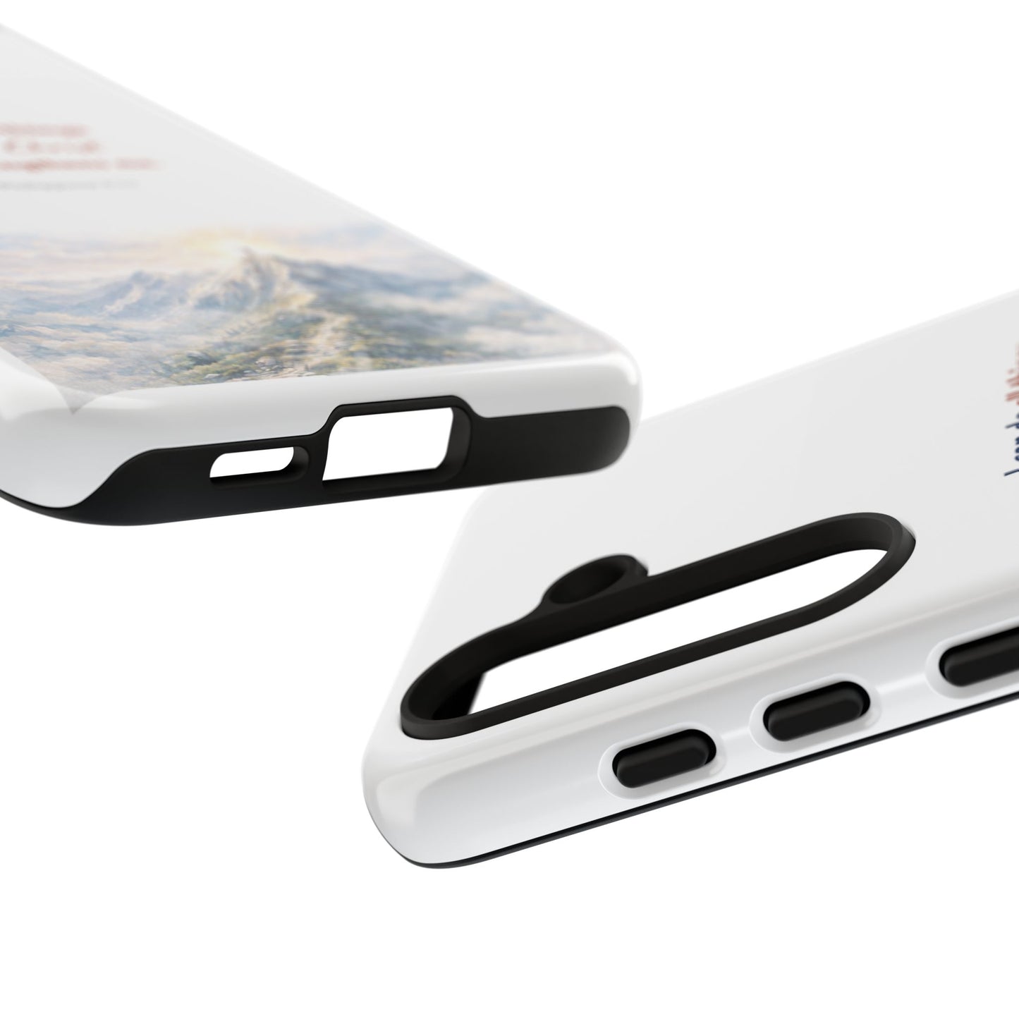 Christian Phone Case – “I Can Do All Things Through Christ” Inspirational Tough Case