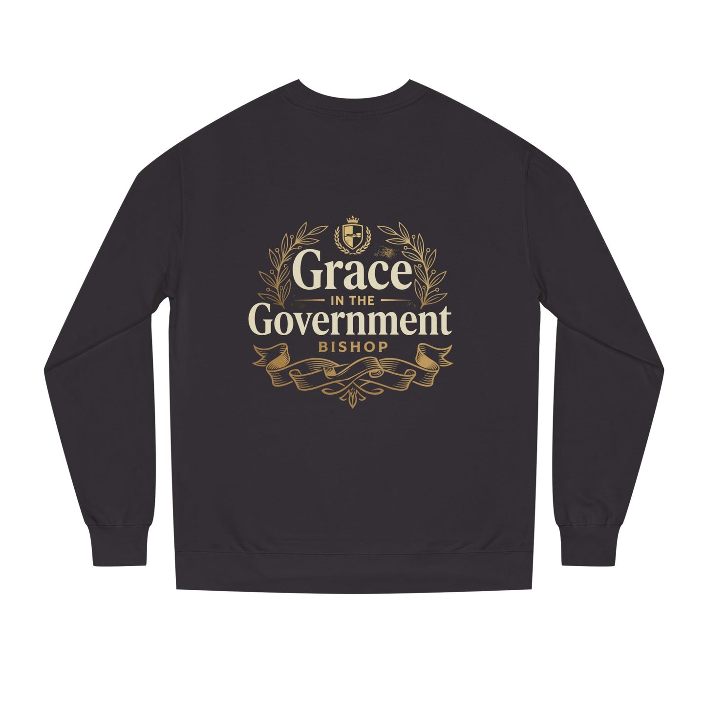 Grace in the Government Sweatshirt — Bishop Inspirational Christian Crewneck