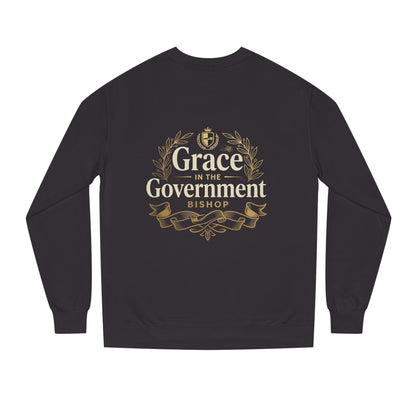 Grace in the Government Sweatshirt — Bishop Inspirational Christian Crewneck