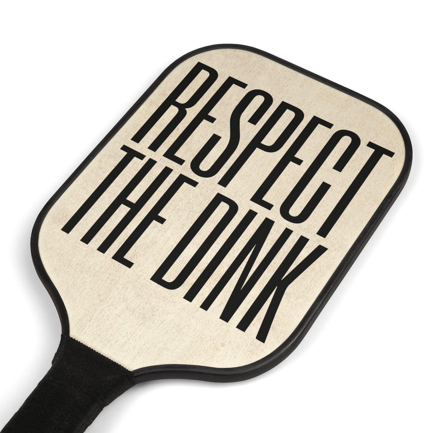 Respect The Dink Pickleball Paddle Set — Funny Pickleball Kit with 2 Paddles & Balls