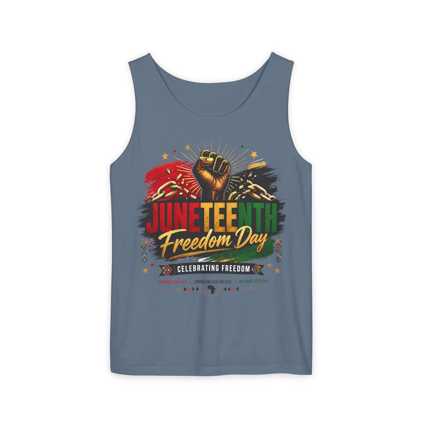 Juneteenth Freedom Day Tank Top — Celebrating Freedom Graphic