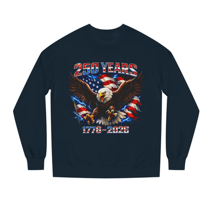 250 Years 1776–2026 Eagle Flag Sweatshirt