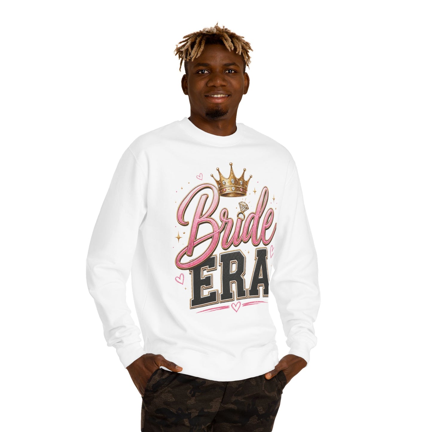 Bride Era Sweatshirt — Bachelorette Crewneck with Crown Graphic