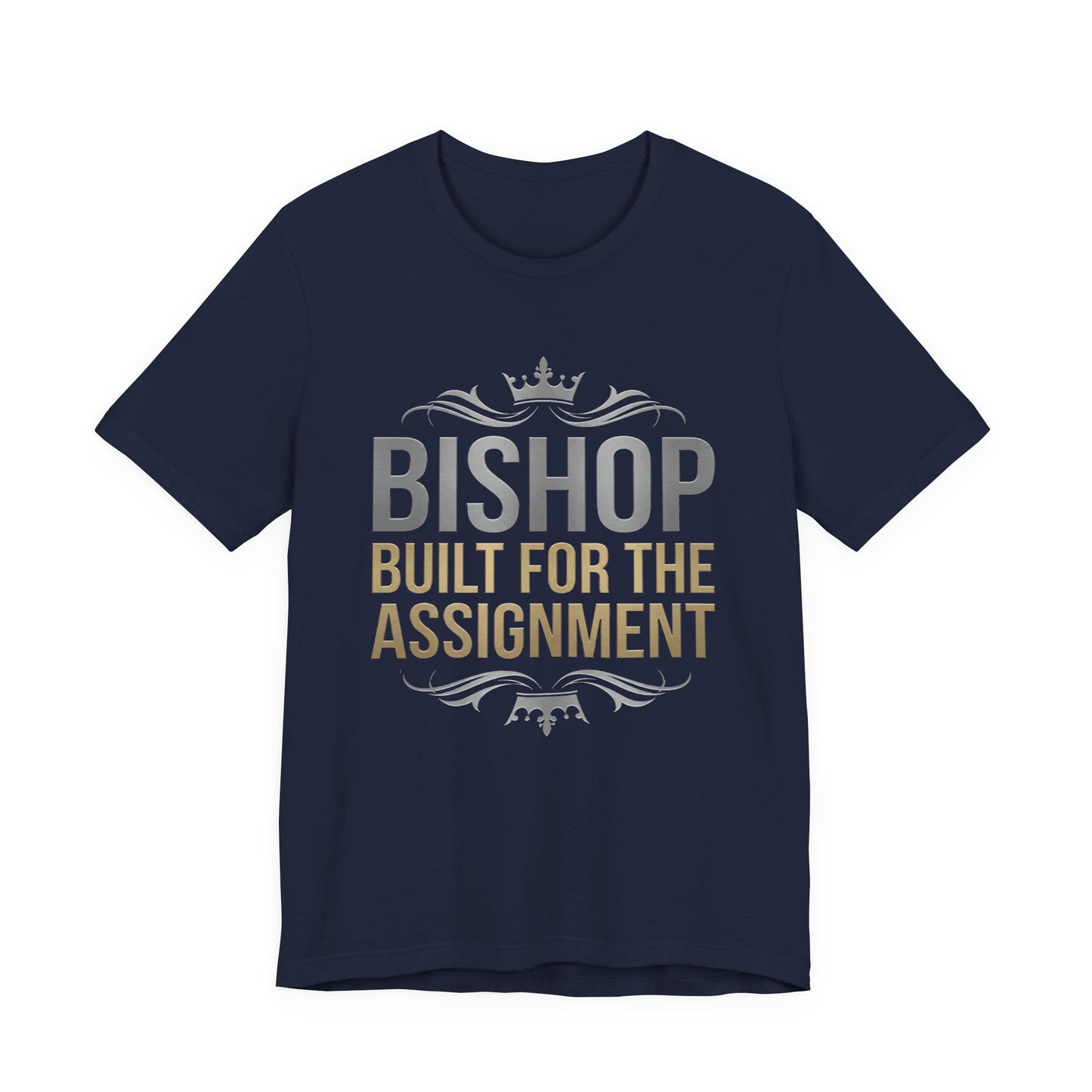 Bishop "Built for the Assignment" T-Shirt — Inspirational Church Leadership Tee