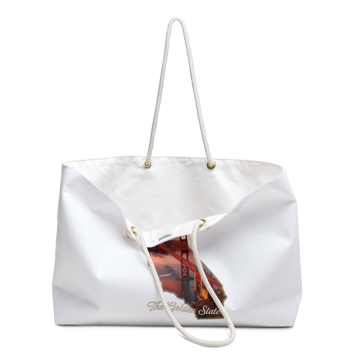 California Golden State Weekender Bag – Golden Gate Sunset Travel Tote
