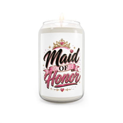 Maid of Honor Scented Soy Candle — 13.75 oz Bridal Party Gift