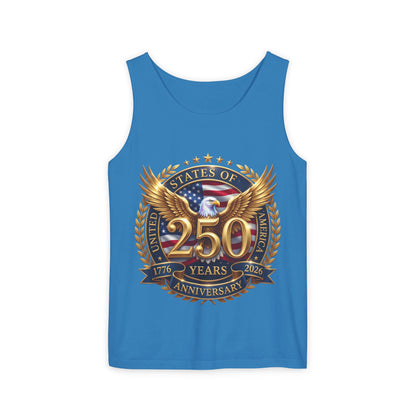 250 Years Anniversary Eagle Tank Top — United States Bicentennial Celebration Tee