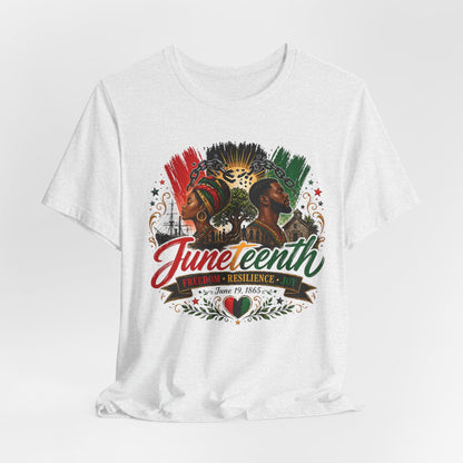 Juneteenth Celebration Tee — Freedom Resilience Juneteenth Graphic Shirt