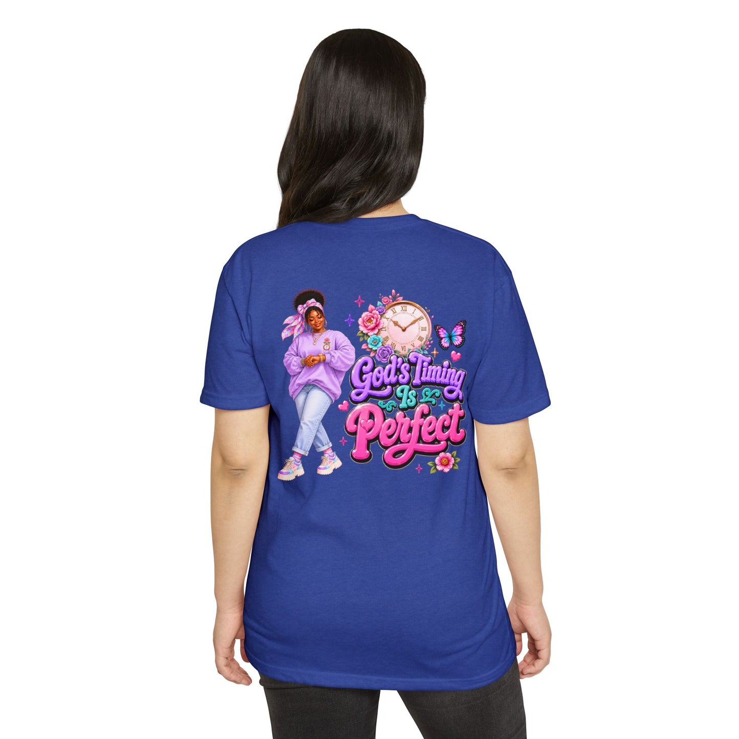 God's Timing Is Perfect T-Shirt — Faith-Inspired Inspirational Tee