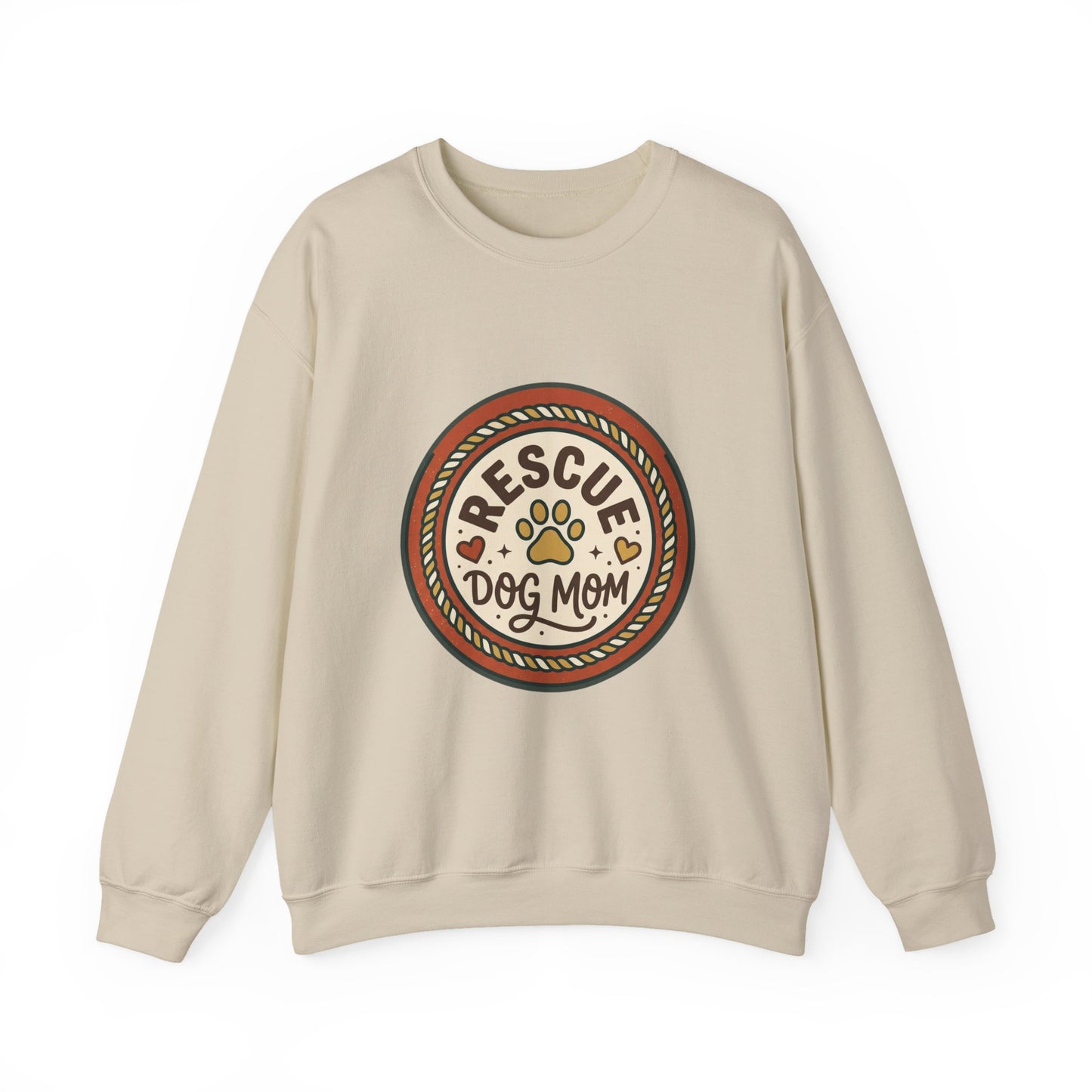 Rescue Dog Mom Sweatshirt | rescue pride, fur baby