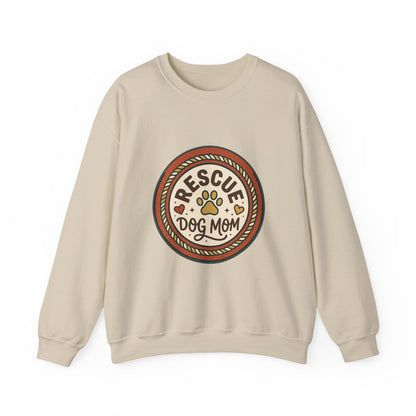 Rescue Dog Mom Sweatshirt | rescue pride, fur baby