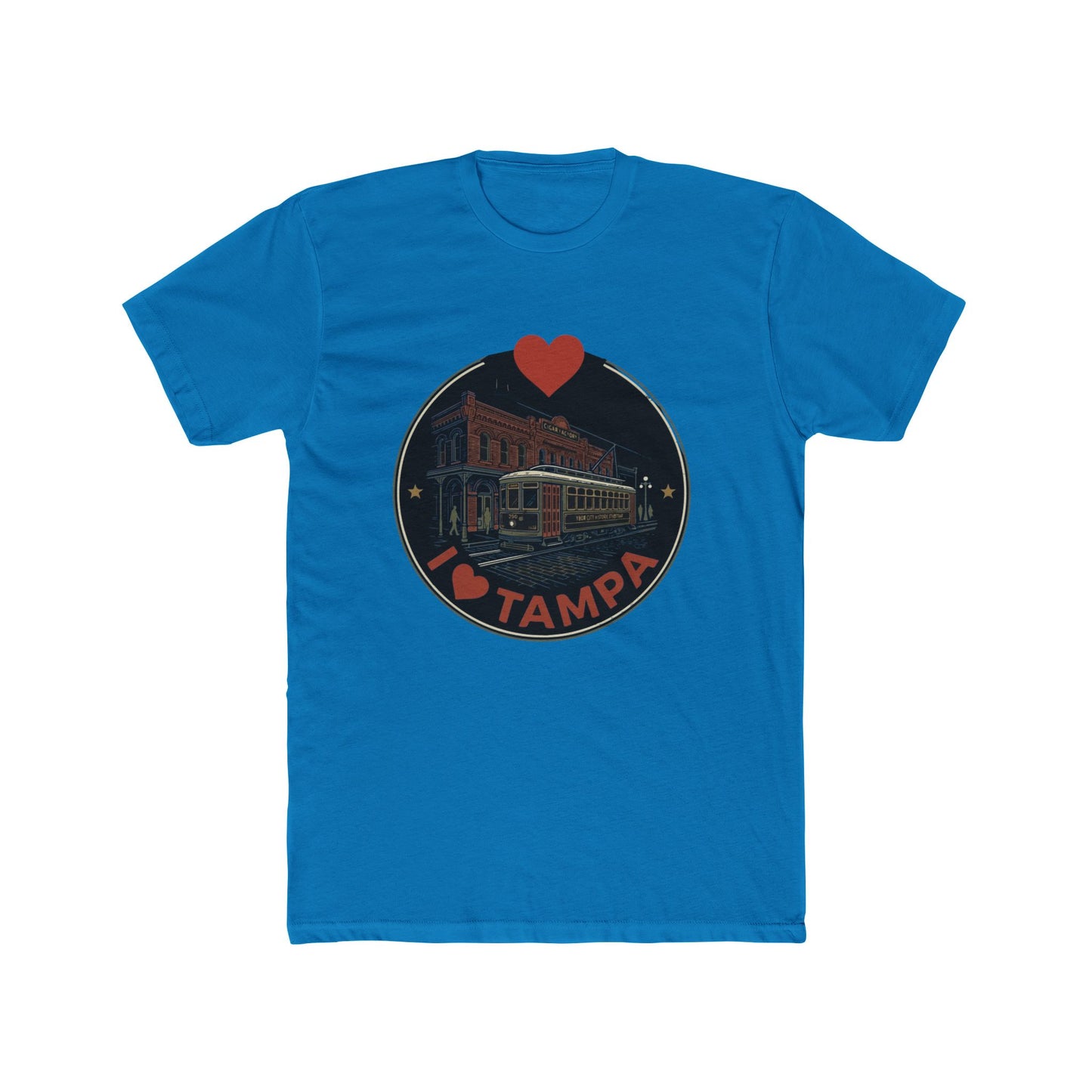 I Heart Tampa Streetcar T-Shirt — Retro Tampa Vintage City Tee
