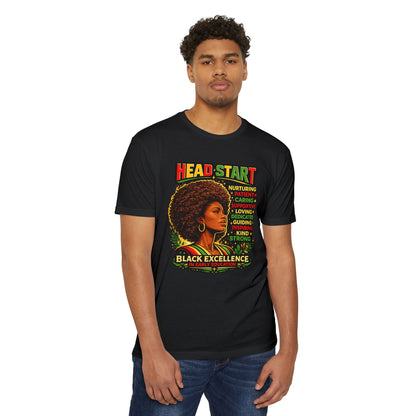 Head Start Black Excellence T-Shirt — Afrocentric Inspirational Graphic Tee
