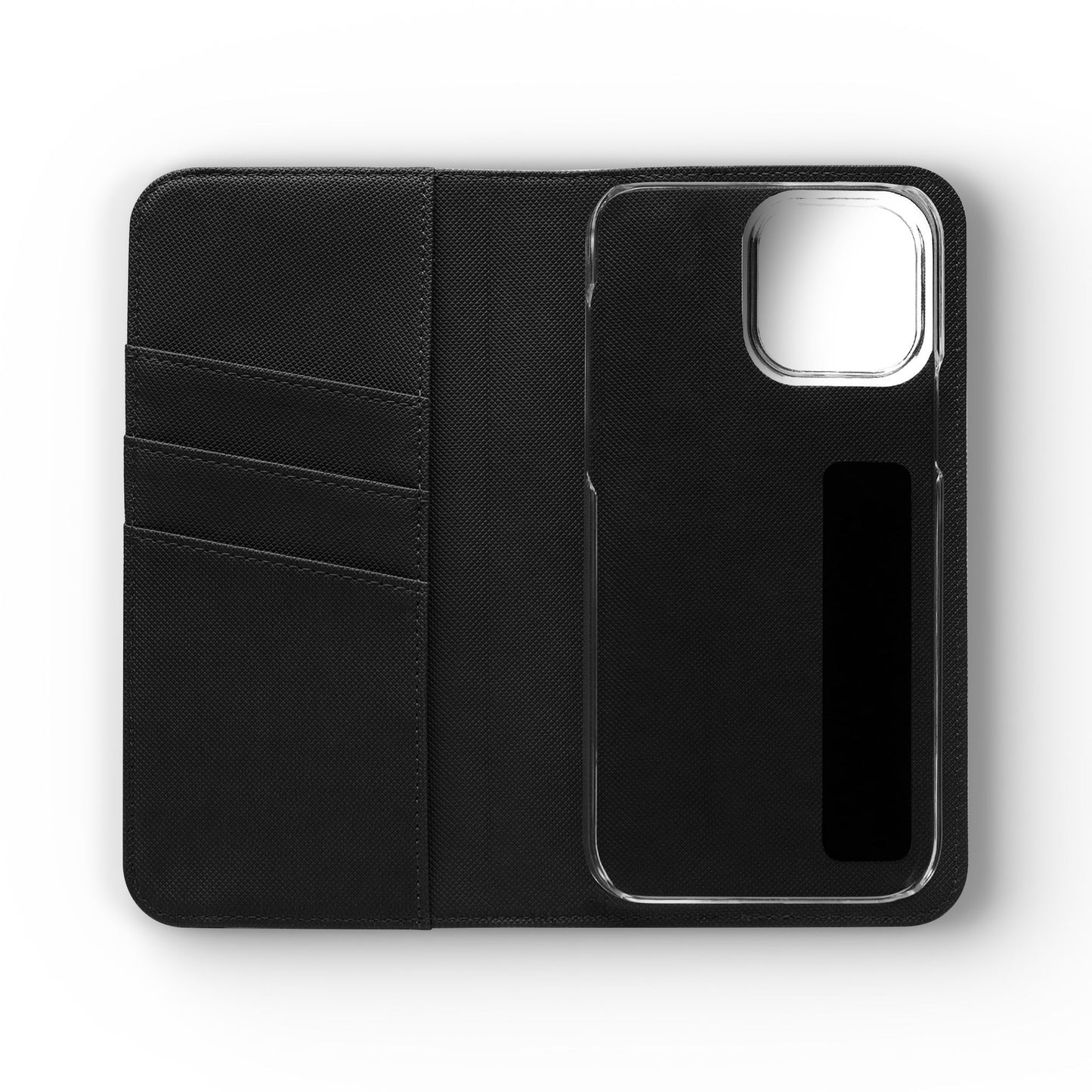 Christian Floral Phone Flip Case — "Jesus Saves" & Inspirational Scripture Wallet Cover
