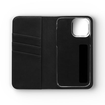 Christian Floral Phone Flip Case — "Jesus Saves" & Inspirational Scripture Wallet Cover
