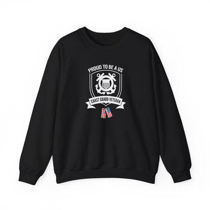 Proud to Be a US Coast Guard Veteran Sweatshirt