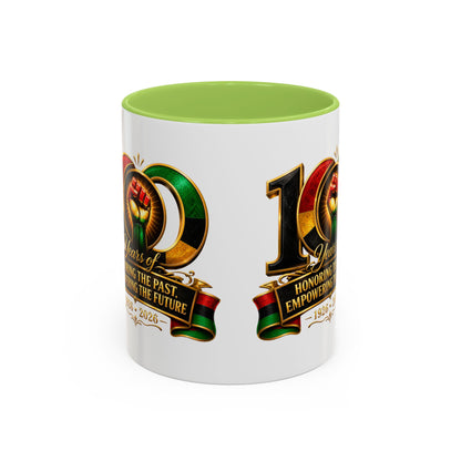 100 Years Commemorative Coffee Mug — "Honoring the Past, Empowering the Future"