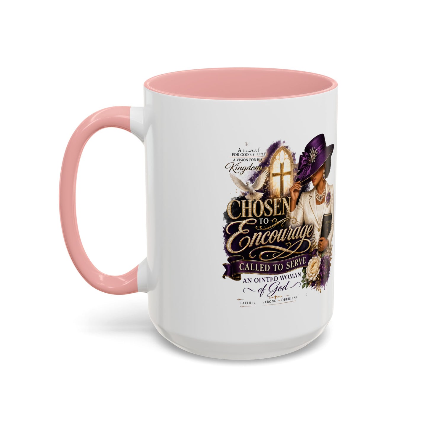 Chosen to Encourage Coffee Mug — Christian Woman Faith Gift (11/15oz)
