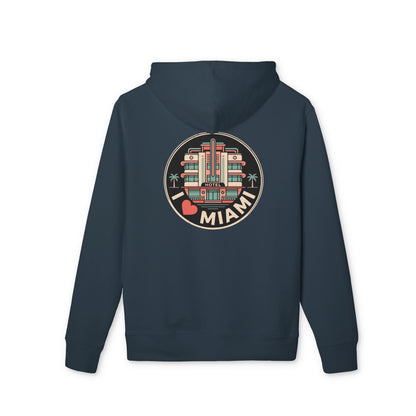 Miami Art Deco Hoodie — I  Miami Vintage Travel Sweatshirt