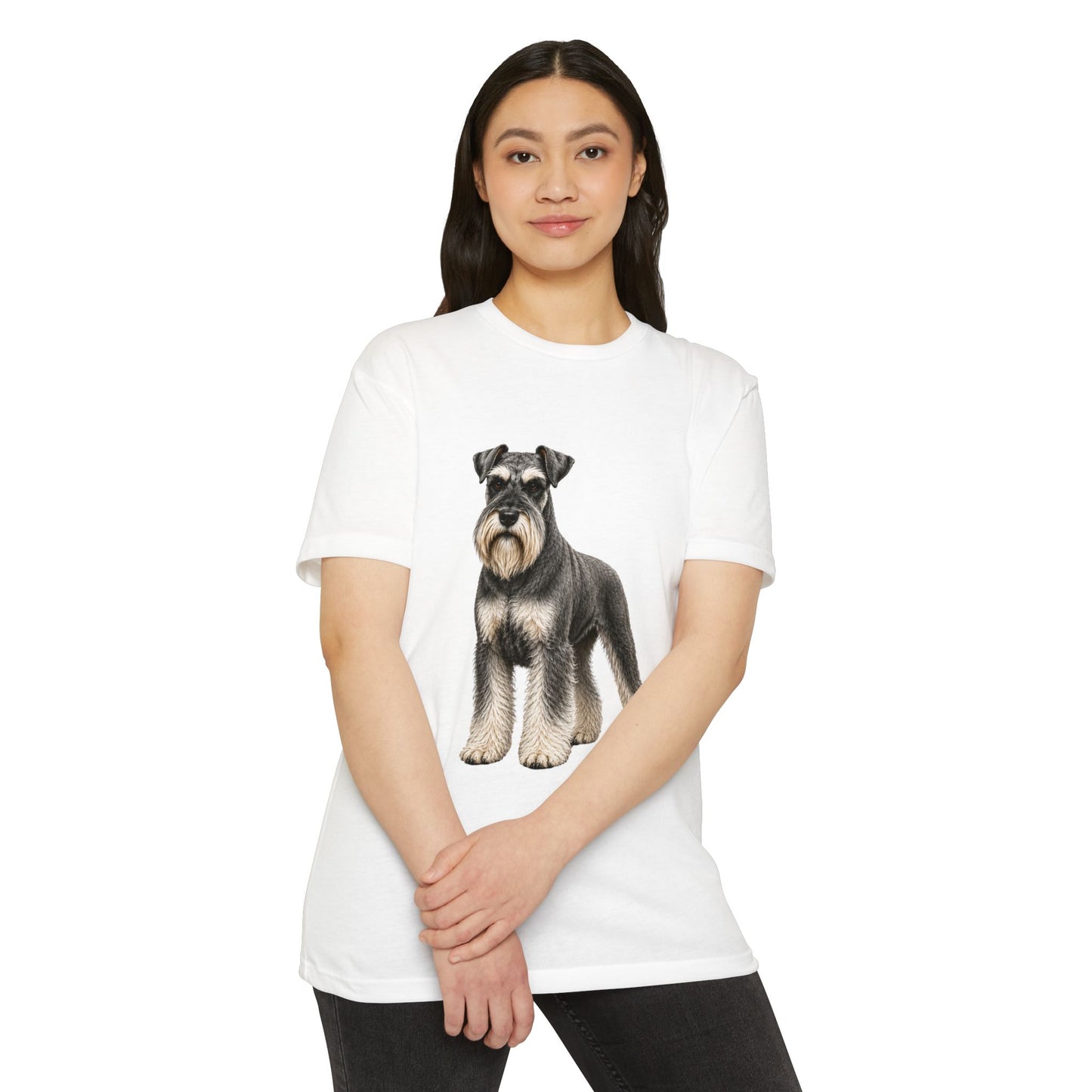 Schnauzer Dog T-Shirt — Realistic Schnauzer Graphic Tee for Dog Lovers