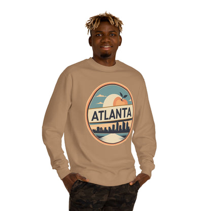 Atlanta Skyline Sweatshirt — Retro Peach City Crewneck
