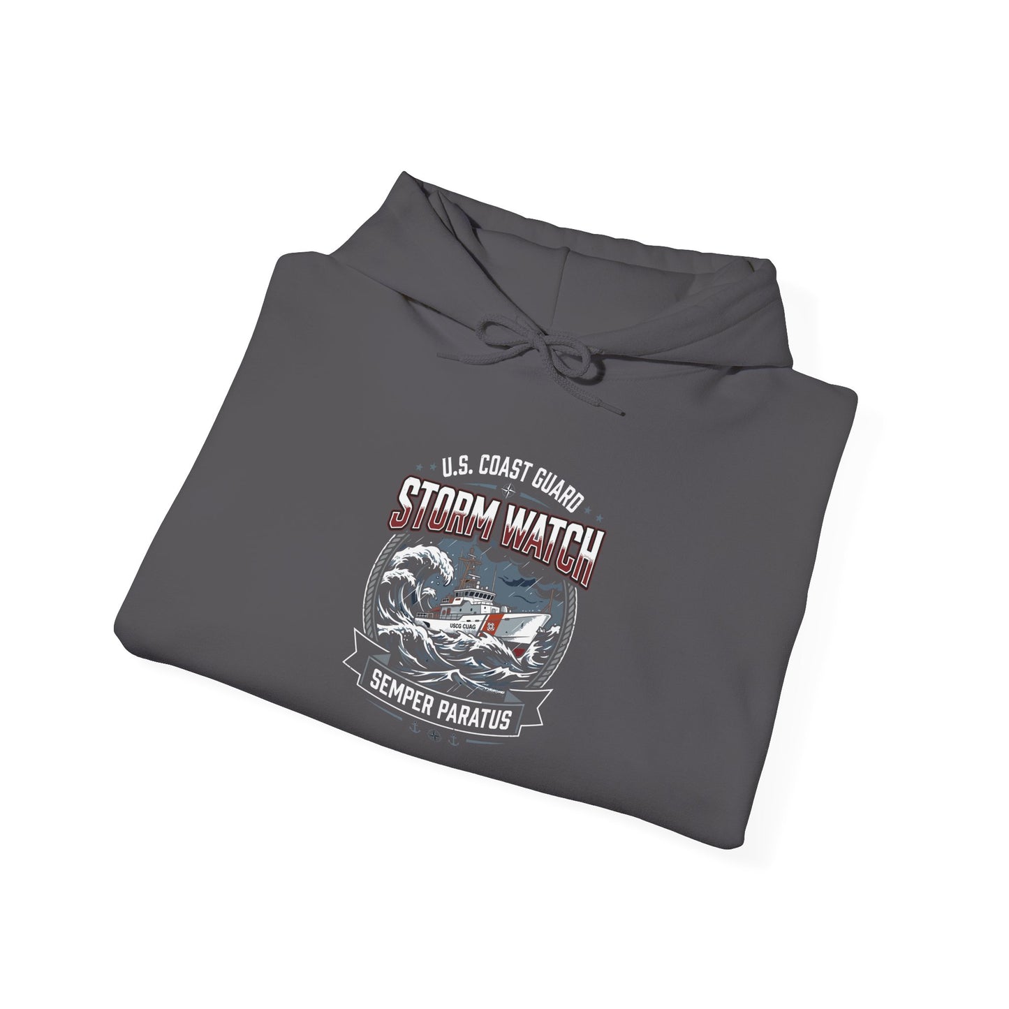 U.S Coast Guard Storm Watch Semper Paratus Hoodie